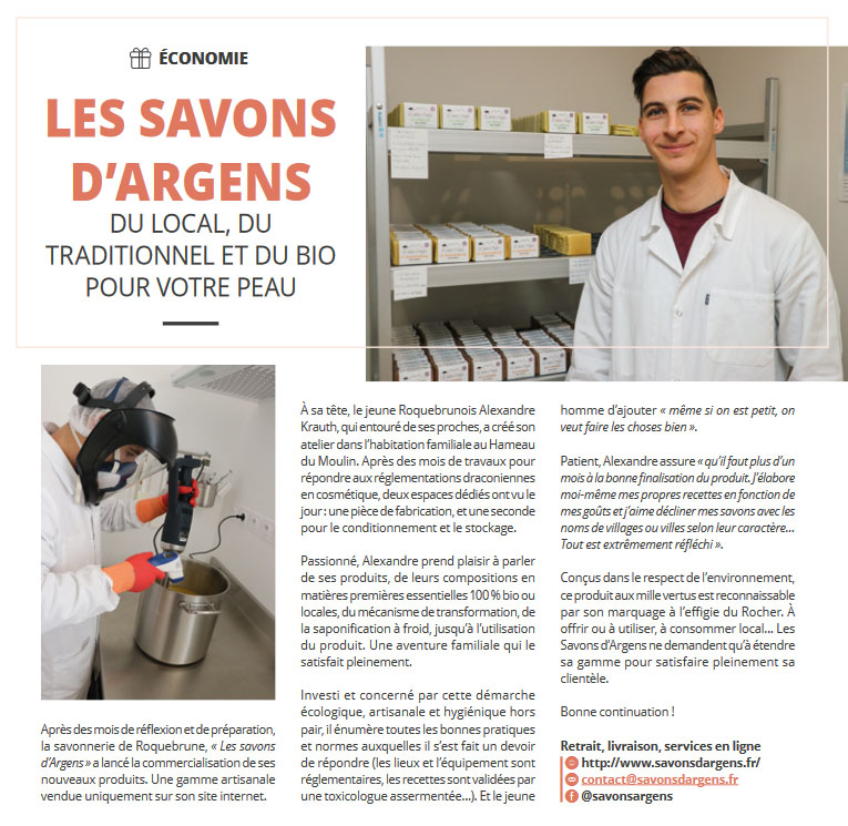 Les Savons d'Argens Roqinfo